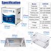 Industrial Ultrasonic Cleaner for Laboratory Use - High Power, Small Size, Ideal for Degreasing and Rust Removal