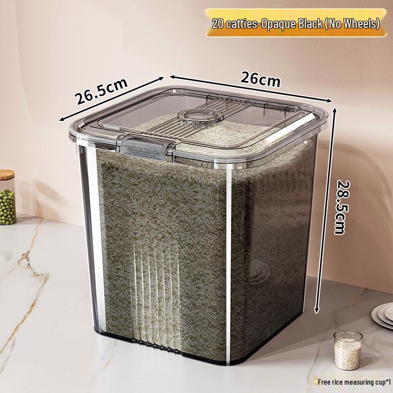 Pest-Proof Moisture-Proof Rice Flour Storage Jar | Food-Grade Large Capacity Container