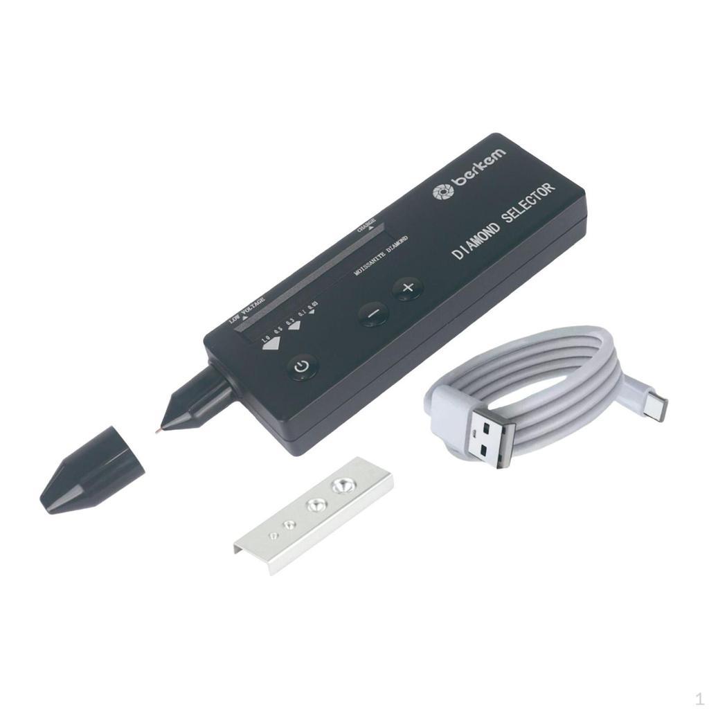 Jewelry Selector Testing Tool High Accuracy GEM with Tray Diamond Tester Pen 2 Type C Port