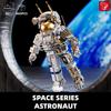 Ungiftig 860 Stück Bausteine Spielzeug Astronautenmodell 3D Puzzle Luft- und Raumfahrt Astronauten Montagebausteine Pädagogisches Spielzeug Set Weihnachtsgeschenke