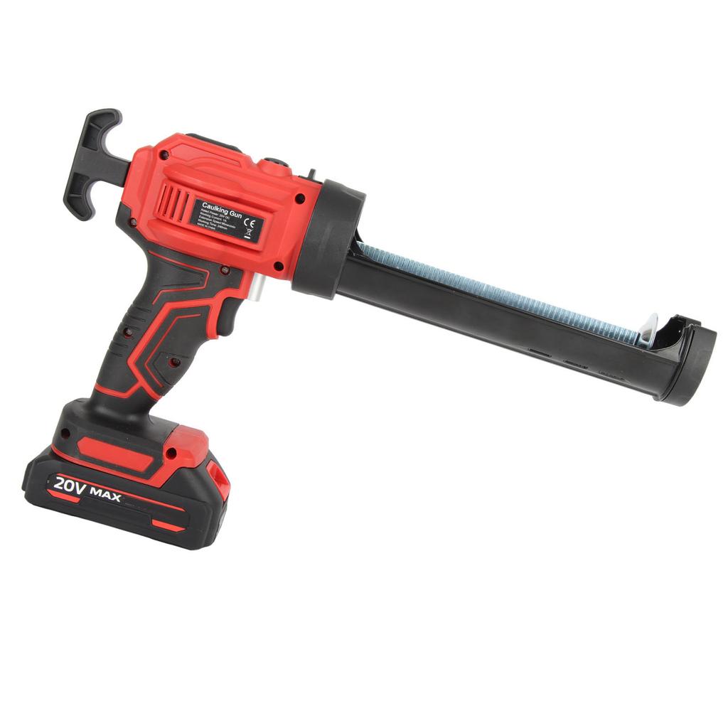 Cordless Caulking Gun Battery Operated Electric Caulk Gun With LED Light for 10OZ Sealant Cartridges