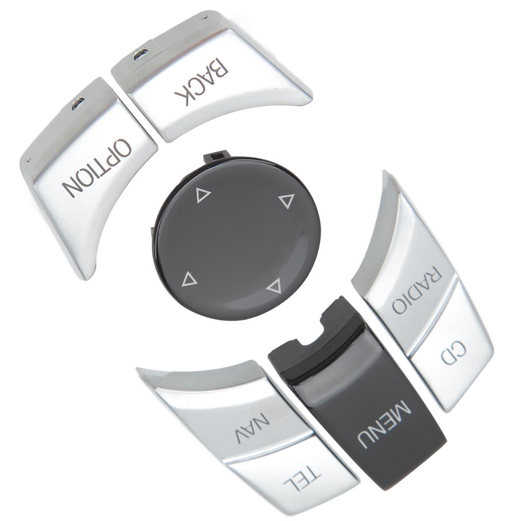 Center Console Multimedia Control Button Knob High Hardness Multimedia Button Cover Trim Durable Colorfast for E84 E70