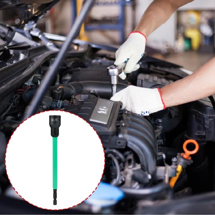 Long Hexagonal Socket Adapters Hexagonal Nut Driver for Enhancing Torque Transmission in DIY Projects and Machine Repairs