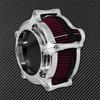 Motorcycle Air Filter Air Cleaner Kit CNC Intake System Chrome For Harley Sportster Dyna Softail Touring 883 1200 Electra Glide