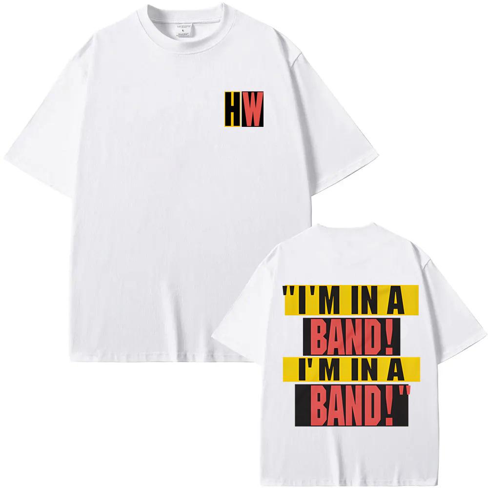 IM IN A BAND Periwinkle Pocket Tee singer Hayley Williams Unisex 100Cotton Tshirt fashion Roupas Femininas Anime Clothing