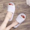 Spa Slippers, 5 Pairs Open Toe Toe Disposable Slippers Fit Size For Men And Women For Hotel Home Guest Used