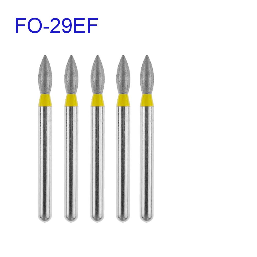 5Pcs/Pack, Jnsur Dental Diamond Burs Dental Drills For High Speed Handpiece Fg Dia 1.6Mm Dental Lab Technican Dentistry Material