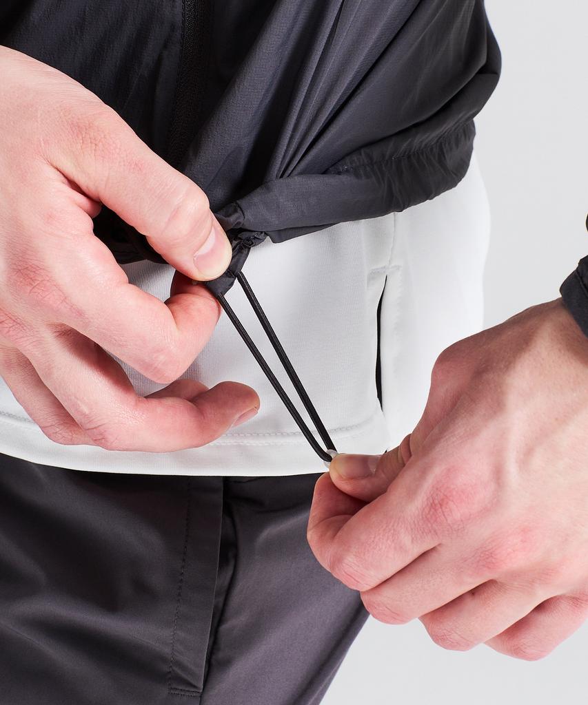 Lazybee [Summer] Ultralight Packable Air Glide Reflect Windbreaker Jacket W Charcoal