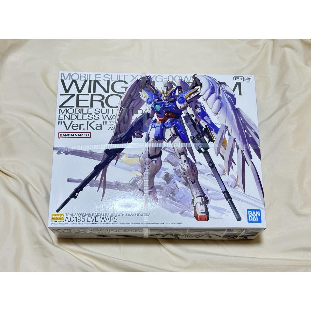 Used MG Wing Gundam Zero EW Ver.Ka New Mobile Report Gundam W Endless Waltz Gunpla Plastic Model Unassembled XXXG-00W0 WING GUNDAM ZERO EW