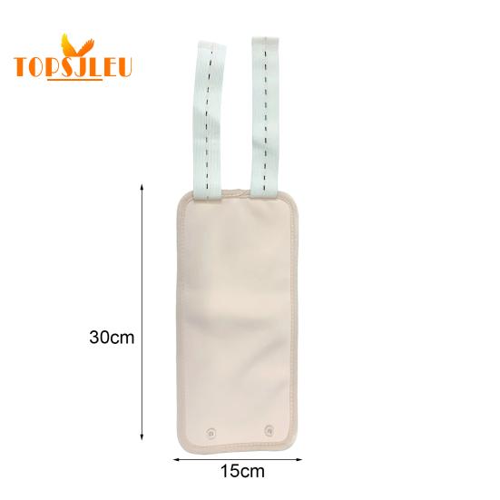 2Pcs Castor Oil Pack Wrap - Washable, Reusable, Castor Oil Compress Pad with Adjustable Elastic Strap