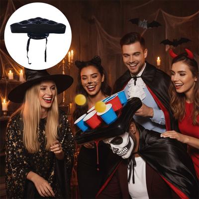 Getränkeuntersetzer Aufblasbarer Pong-Hut Premium-PVC Bierbecherhalter Wurfspiel-Hut Geburtstagsparty