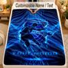 Flannel BlanketBIRMINGHAM CITY Football Custom Name Text Personalized Soft Warm Throw Blanket Home Decor Gift