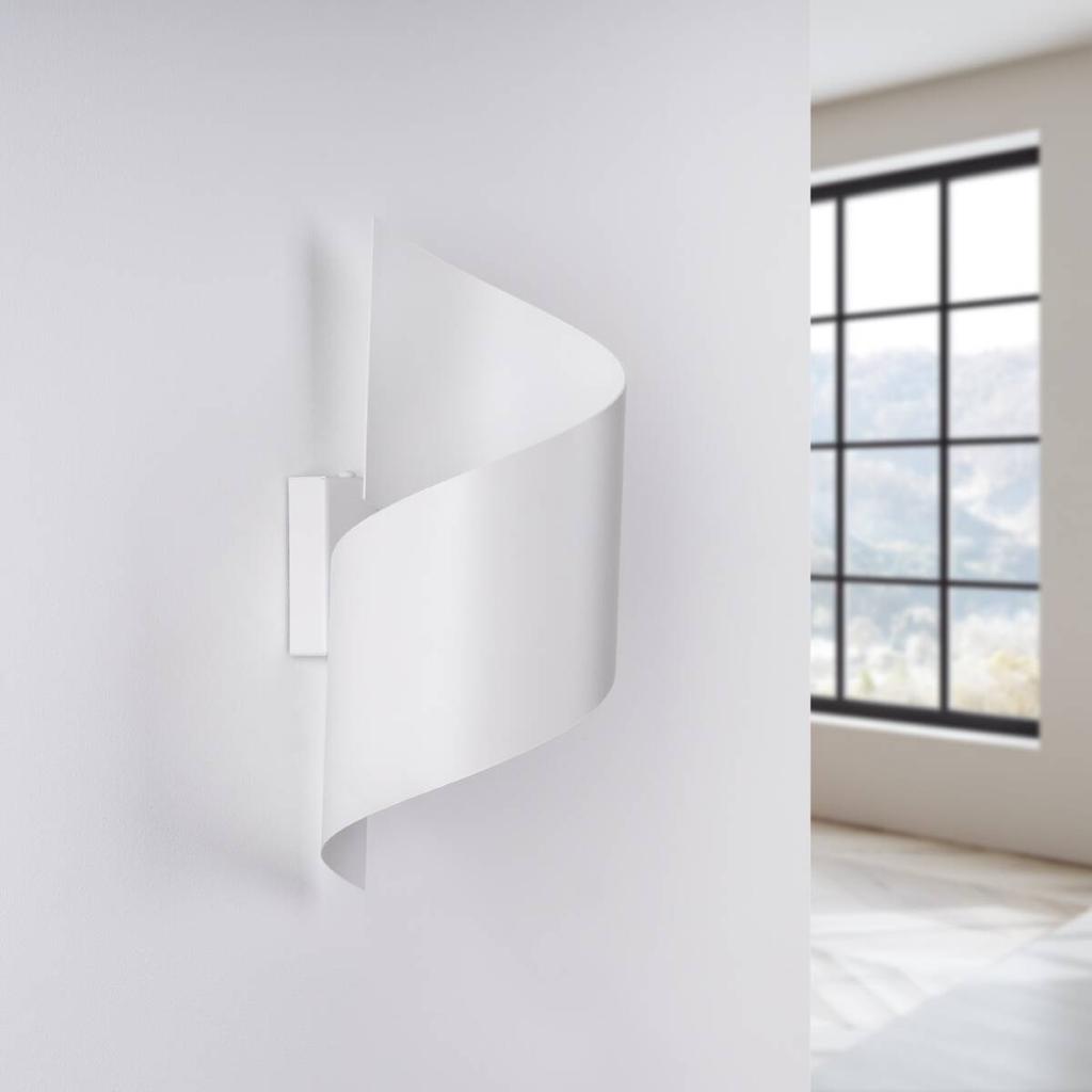 White Spiral Wall Lamp TALASSA 1xG9 8W SL.1308 Sollux Lighting