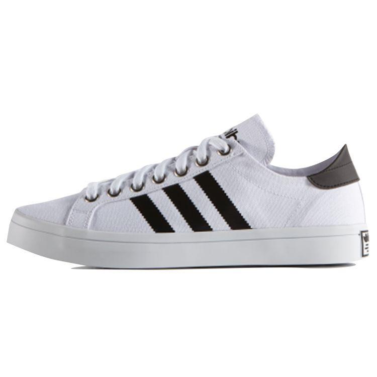 Adidas Originals Court Vantage Heel Durable Low-Top Sneakers Unisex Sneakers White S78765