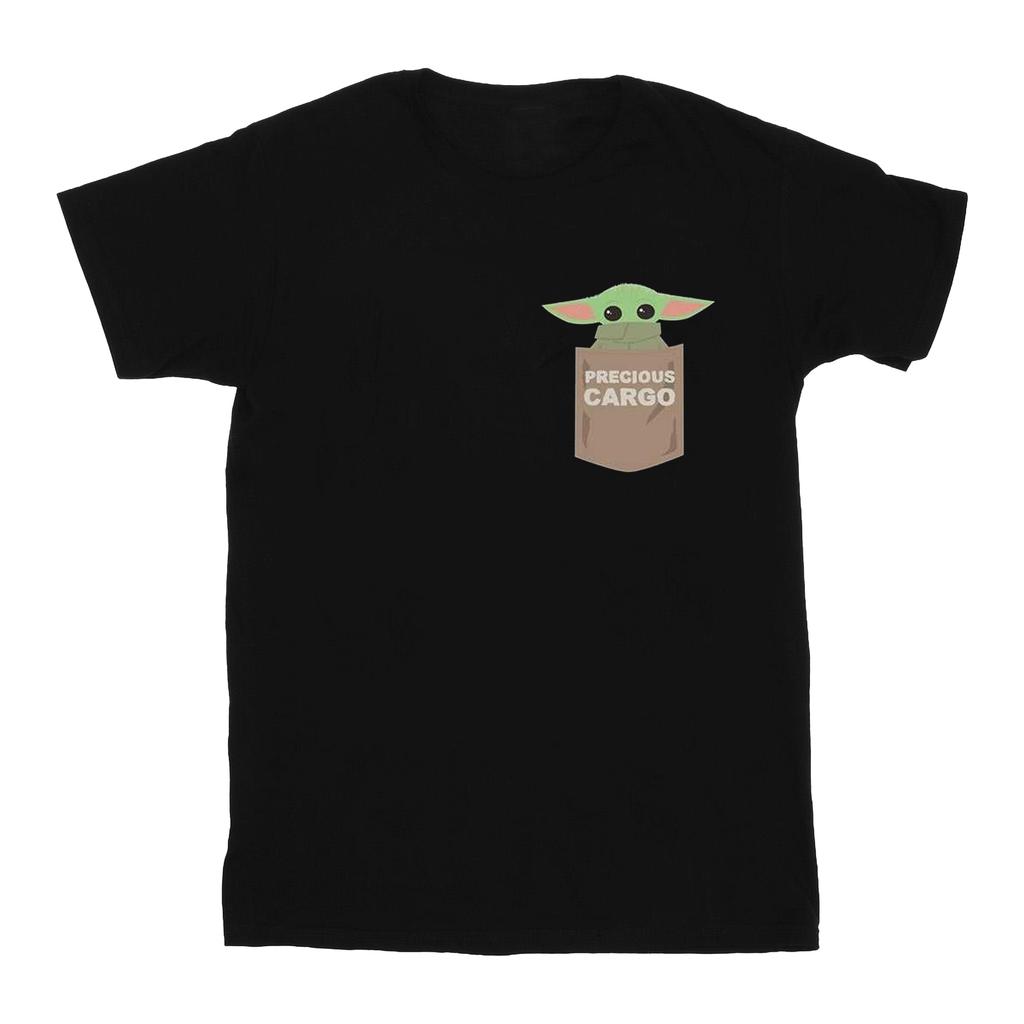 STAR WARS Jungen The Mandalorian The Child T-Shirt mit Cargotasche