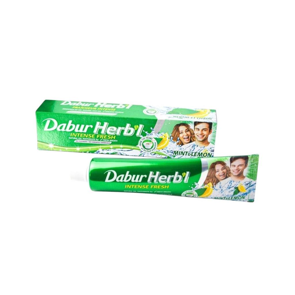 Fresh Gel Toothpaste - Mint and Lemon -  Dabur HERB'L