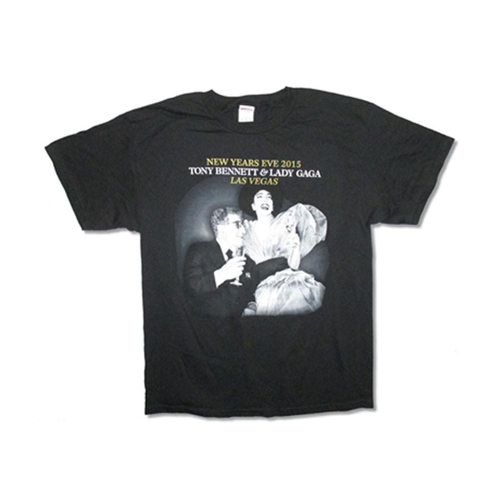 Men s Lady Gaga 2015 Las Vegas Event T-shirt Small Black XL