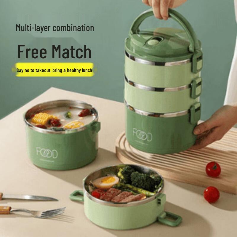 ZISIZ Multi-Layer Insulated Lunch Box