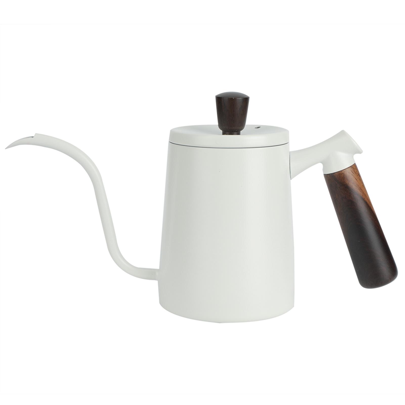 

700 мл Портативный кофейник из нержавеющей стали Длинный носик «гусиная шея» Чайник для кофе пуровер Домашнее кафе