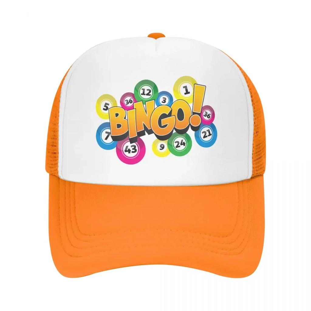 Custom Hot Game Bingo Trucker Hat for Unisex Women Adjustable Unisex Baseball Cap Outdoor Dad Hat