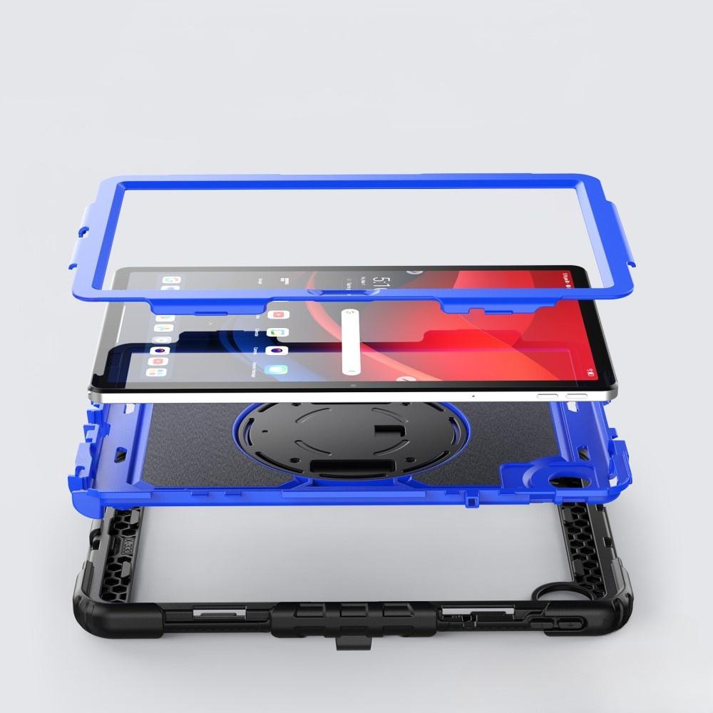 Armored case for Lenovo Tab M11, 360 protection with stylus holder, navy blue