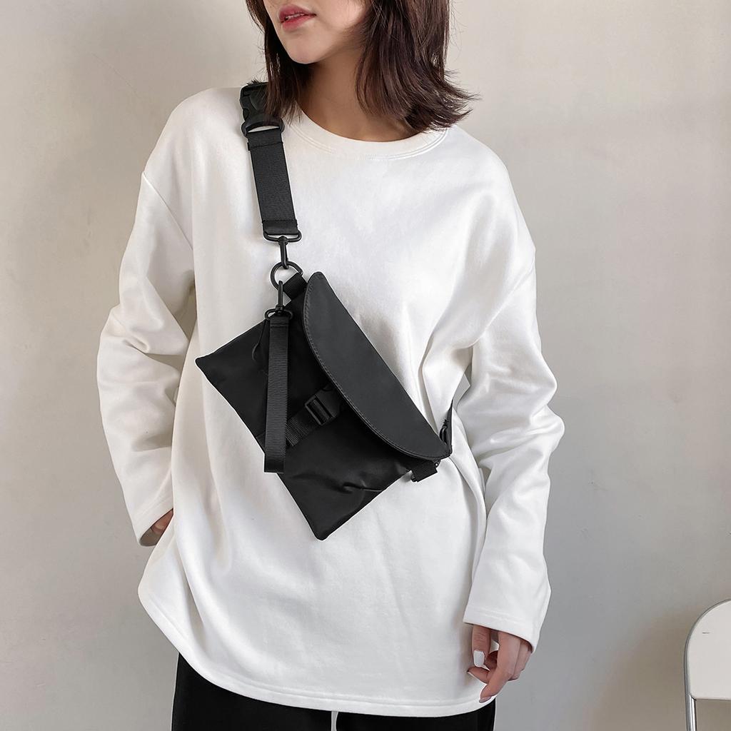 Unisex brystveske Enkel oppbevaringsveske Lett reiseveske Liten ryggsekk Crossbody-veske Mote Uformelt Single Should-vesker