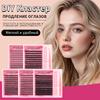 DIY Eyelash Extension Kit Voluminous Curly Wispy Flare Clusters - Soft & Comfortable, Handcrafted, Multiple Sizes Available