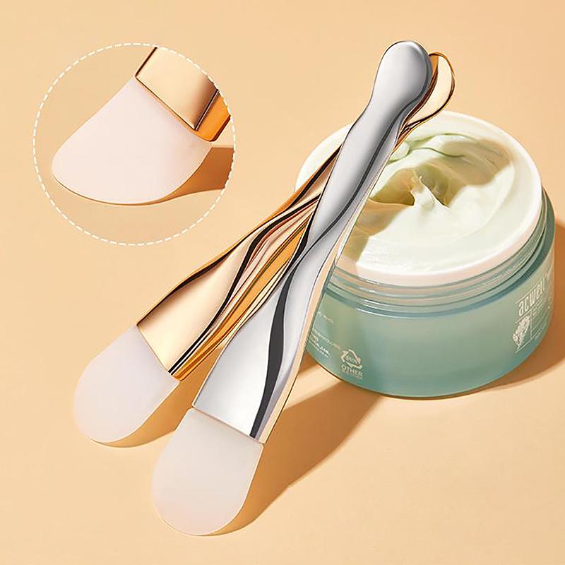 Soft Head Makeup Silicone Facial Mask Brush Professional Mud Cream Brushes Diy Skin Care Foundation Gel Cosmetic Beauty Tool