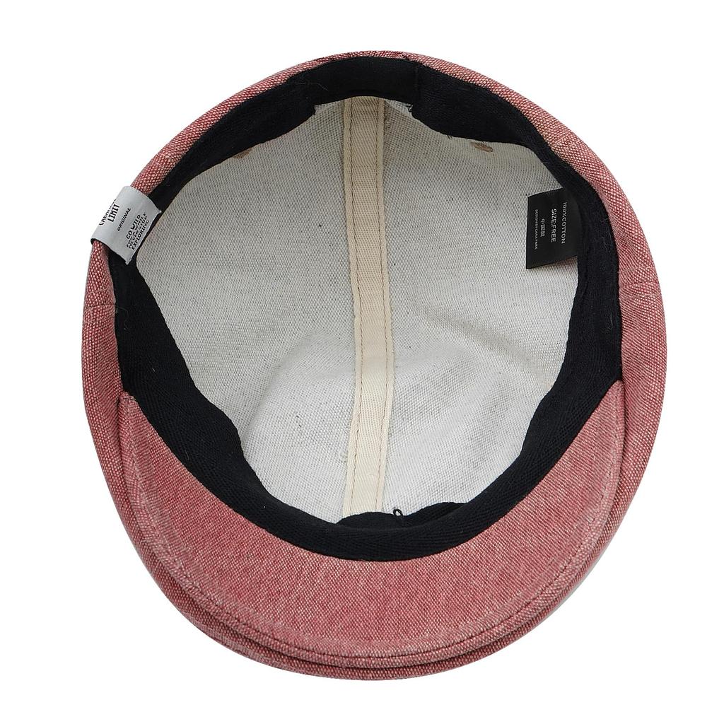 Croogo Hunting Solid Plus Gift Men's Hat, Color, Sizes, Fall/Winter, Golf, Adjustable, Casual, Outdoor, Beret, Simple, Painter's Hat, (G-HBL1-Pink)