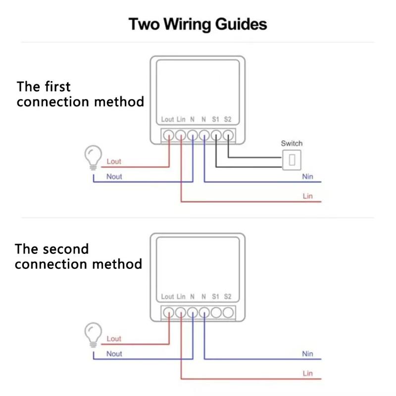 16A Relay Smart Switch for DIY Wireless Light Control RF433 MHz for Enhanced Home Automation