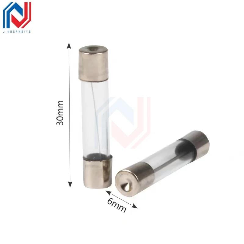 20pcs/lot One Sell 5*20mm 6*30mm Fast Blow Glass Tube Fuses 5x20 6x30 Mm 250V 0.5 1 2 3 4 5 6 8 10 15 20 25 30 A AMP Fuse Fuse Holders1
