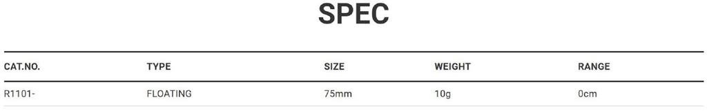 Yo Zuri Duel 3DB Popper 75 mm Floating Lure R1101-MPLS (4021)