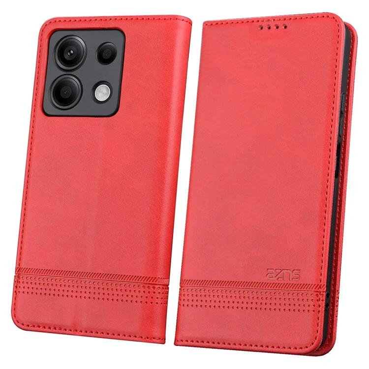 For Xiaomi Redmi Note 13 Pro 5G / Poco X6 5G Case Leather Cowhide Texture Phone Cover