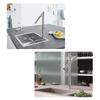 304 Stainless Steel Sink Kitchen Faucet Mixer Water Cold Hot Taps Single Handle 360 Rotation Ceramic Valve Folding