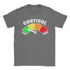 Funny Low Cortisol Levels Meme T Shirt Summer  Harajuku T Shirts Adult Cotton ONeck Clothing Short Sleeve Awesome Tops