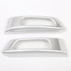 ABS Silver Front Fog Light Cover Lamp Frame Trim For LR Range Rover Sport 14-17