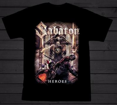 Sabaton Band Herren T-Shirt Schwarzes T-Shirt Alle Größen JJ4946