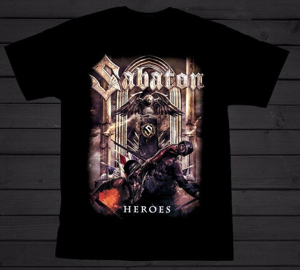 Pánské tričko Sabaton Band Černé tričko Všechny velikosti JJ4946