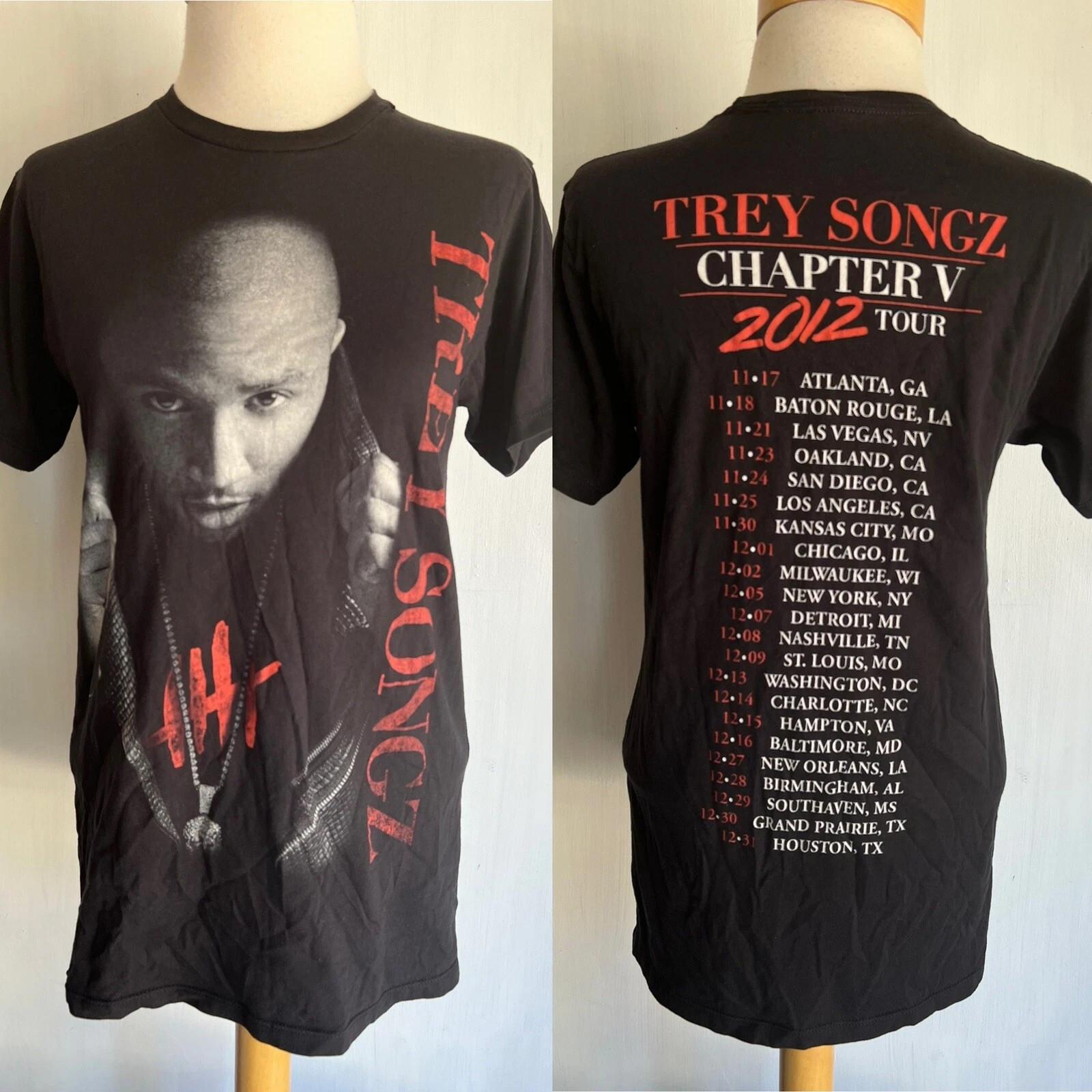 TREY SONGZ 2012) Official Women s Chapter V USA Tour Dates T-Shirt Size Small Unisex T-Shirt S
