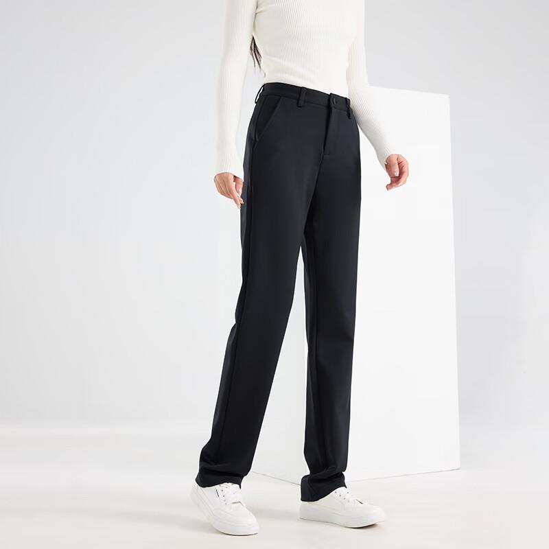 Fengxun Women's Anti-Wrinkle Straight-Leg Casual Pants