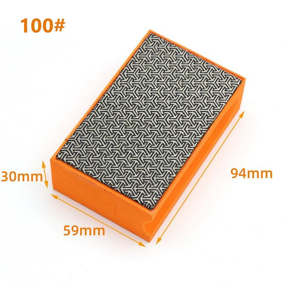Polishing Pad Polishing Hand Pad 100# 200# 60# 90x55mm