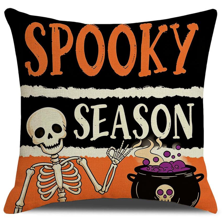Halloween Throw Pillows with A Spooky Atmosphere for Party Decoration, Seat Cushions, Sofa Cushions for The Living Room