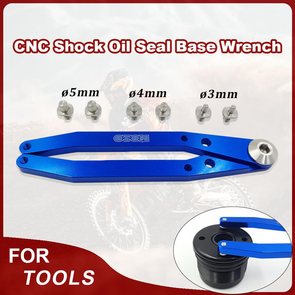 OTOM Motorcycle CNC Rear Shock Absorber Oil Filter Cap Remover Wrench 3 Specifications For KTM HUS HONDA YAMAHA Removal Tool