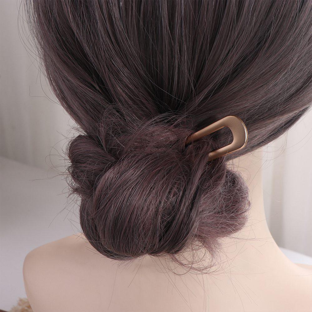 Electroplate U Shape Barrettes Simple Chinese Hair Pin High Quality Hair Sticks Women Headdress