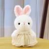 Tulle Skirt Wear Rabbit Plush Toy Cartoon Stuffed Animal Doll Kids Birthday Gift
