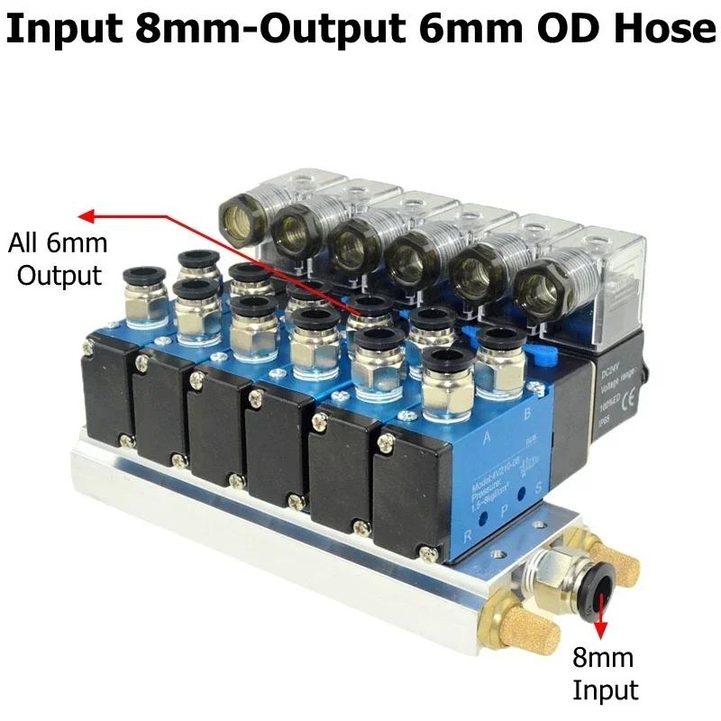 Pneumatic Two-position Five-way Solenoid Valve Electronic
