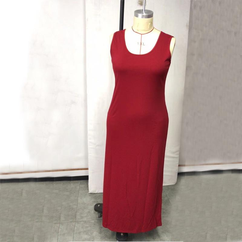 Летние повседневные платья без рукавов для женщин — фото 13