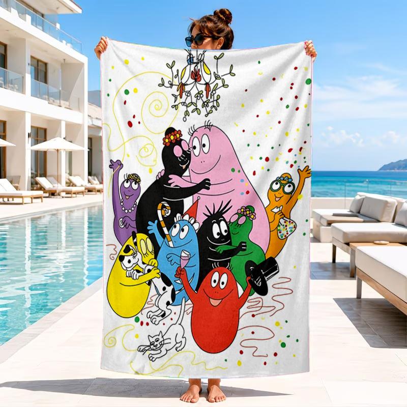 Happy Birthday Bar-bapa Beach Towel, Microfiber Beach Towel, Perfect For Pool, Beach, Travel, Home Decor Beach Party Fan gifts