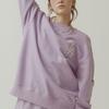 MLB Old Flower Sweatshirts Unisex Purple Crew Neck Moderate Regular 31MTM2111-07V