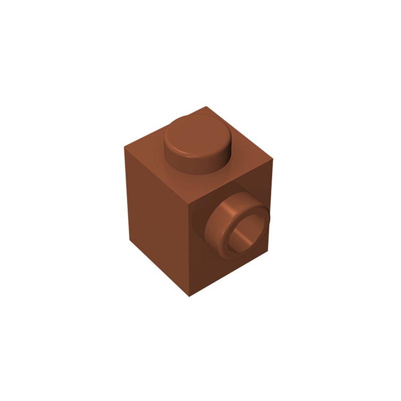 10 KUSŮ 87087 1x1 s čepem na straně Stavební kostky MOC Kompatibilní s Brick Dětské hračky Dárková krabička